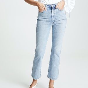 AGOLDE High Rise Kick Pinch Waist Jeans